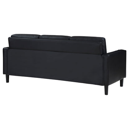 Farallone Contemporary Track Arm Plush Sofa