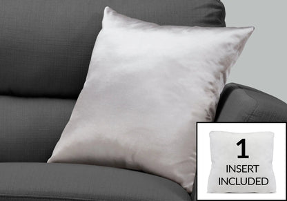Throw pillow lavender-grey with hypoallergenic insert included Unique Piece Furniture on Tampa Home & Garden Store