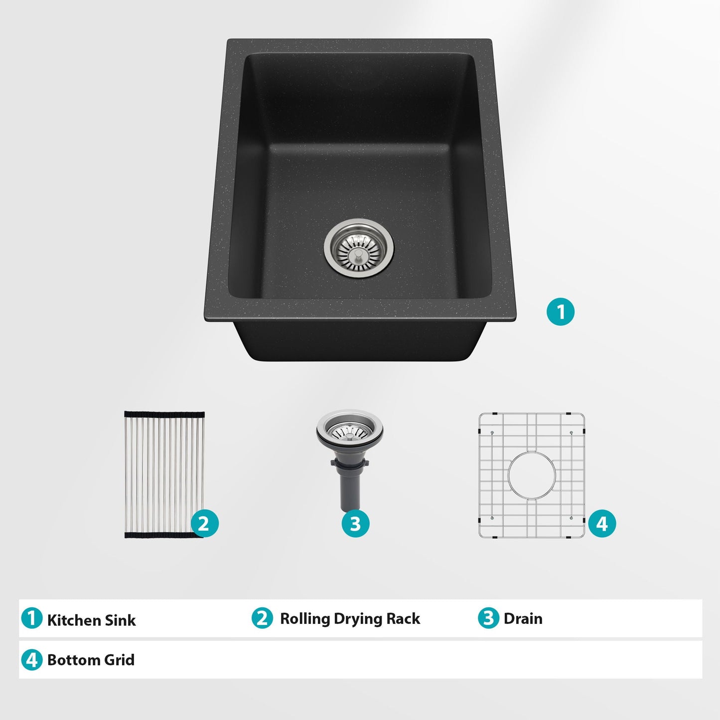 Quartz and Composite Undermount Kitchen Sink