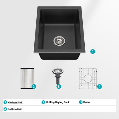 Quartz and Composite Undermount Kitchen Sink