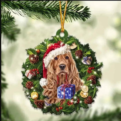 Car Pendant Sleeping Dog Angel Decor Hanging