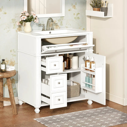 Bathroom Vanity with Sink and Soft Close Doors