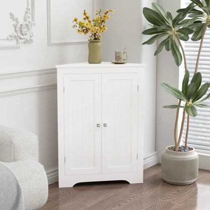 Corner Cabinet Two Doors and Adjustable Shelves