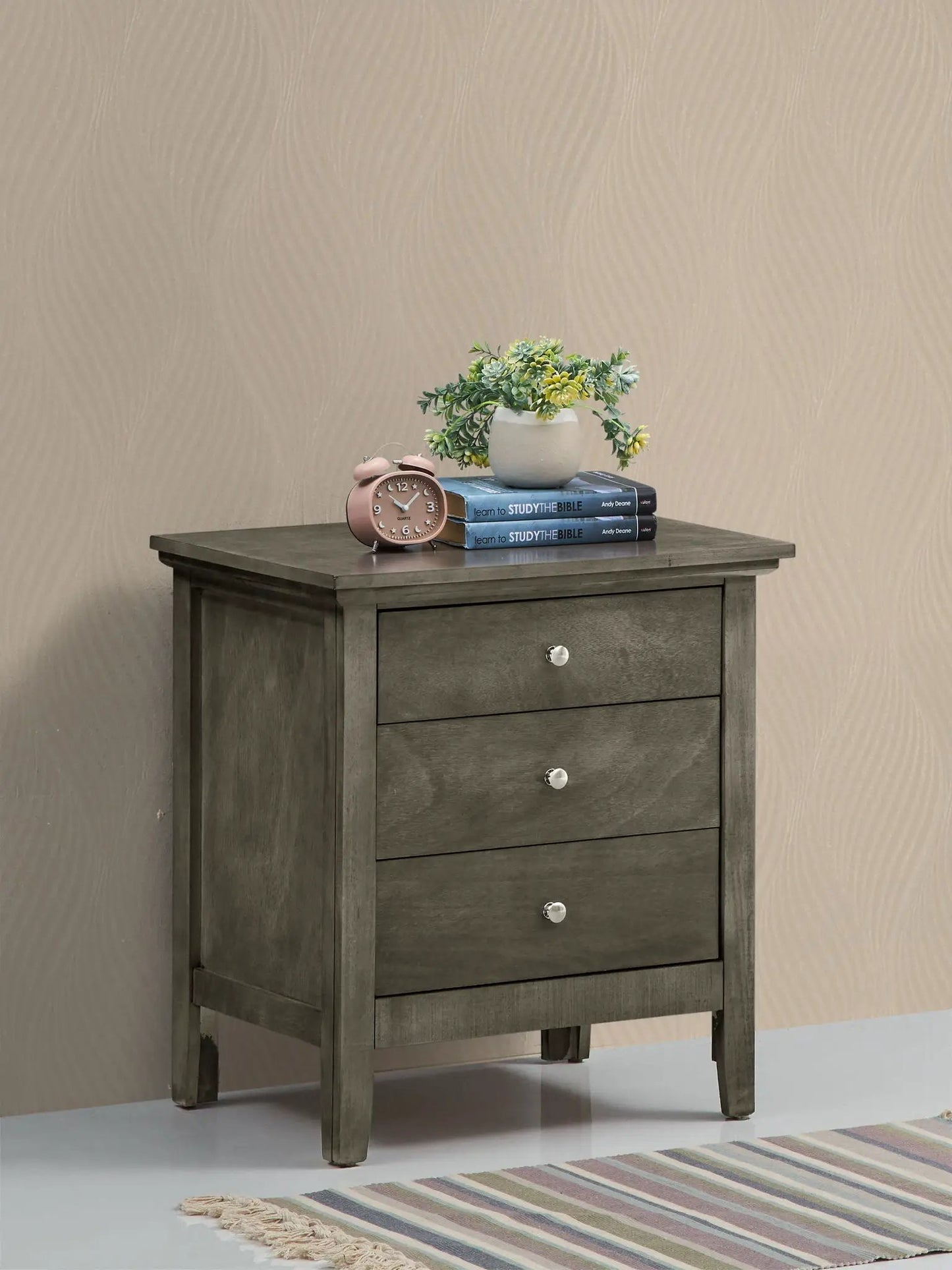 3 Drawer Nightstand and Dove Tailed Drawers