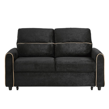 Pull Out Sofa Bed With Usb Port And Soft Backrest