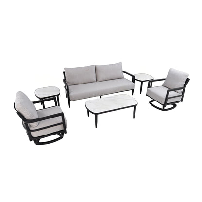 Outdoor Conversation Set with Sunbrella Cushions