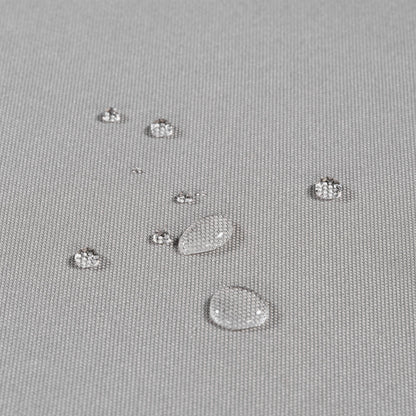 U_style outdoor sofa fabric swatch in gray with crystal embellishments on Tampa Home & Garden Store