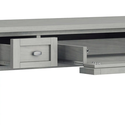 Warm Shaker Handcrafted Desk graywashed wood with drawer Unique Piece Furniture on Tampa Home & Garden Store