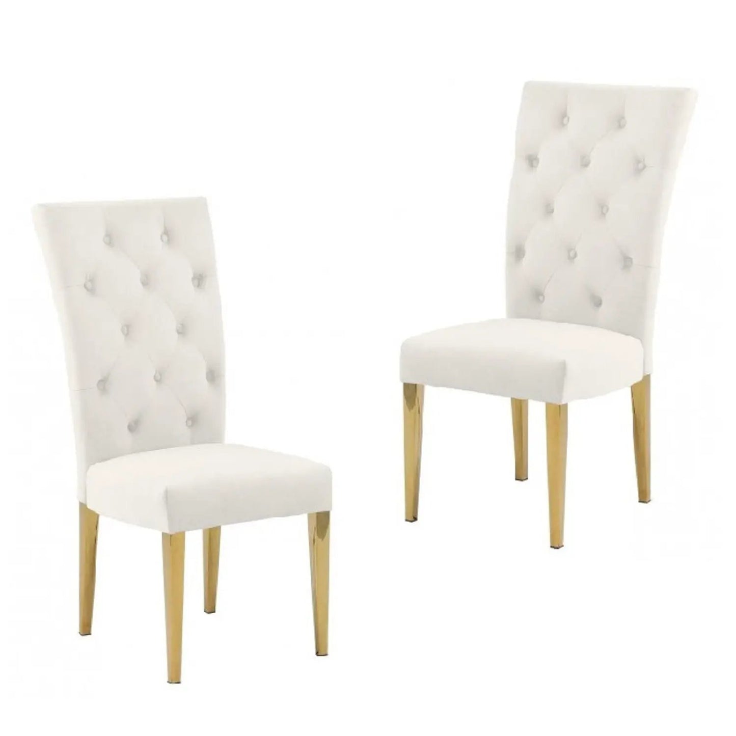 Modern Design Upholstered Dining Chair Set of 2