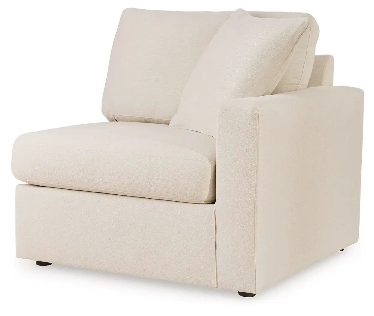 Modmax Oyster stationary sectional by Unique Piece Furniture in beige fabric on Tampa Home & Garden Store