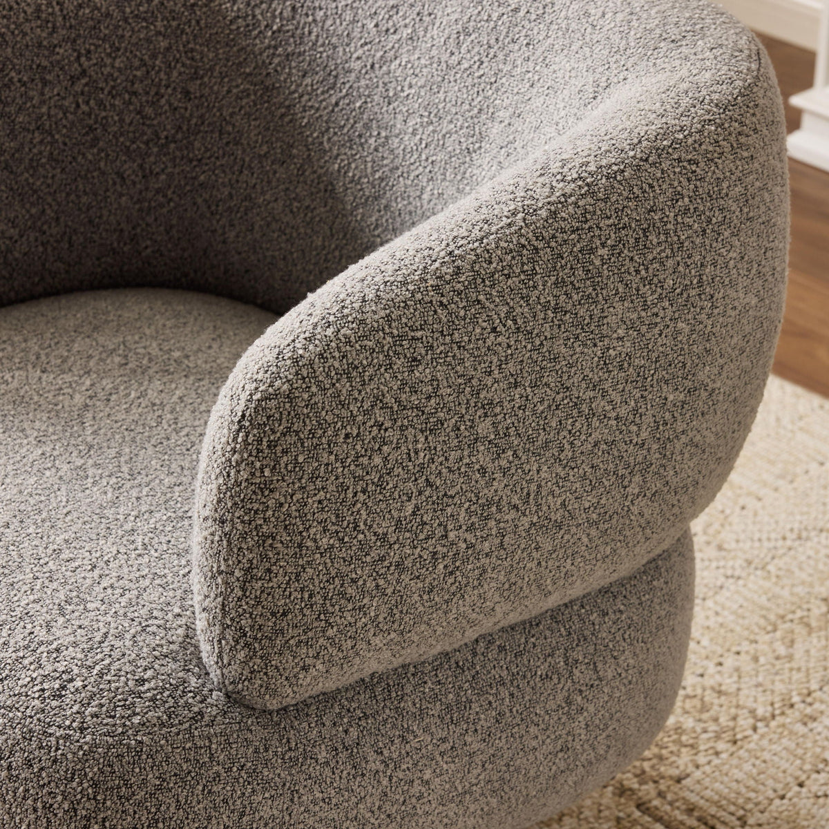Cozy Cuddle Swivel Chair and Breathable Fabric