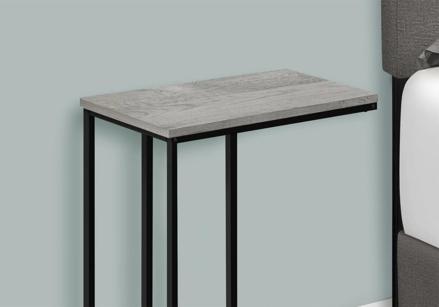 Accent Table C Shaped End Table Space Saving