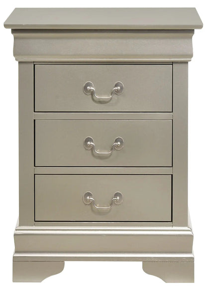 Louis Philippe Nightstand in Wood Veneer