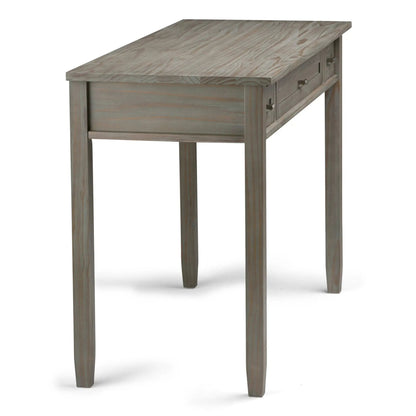 Warm Shaker handcrafted desk in light weathered wood with drawers by Unique Piece Furniture on Tampa Home & Garden Store