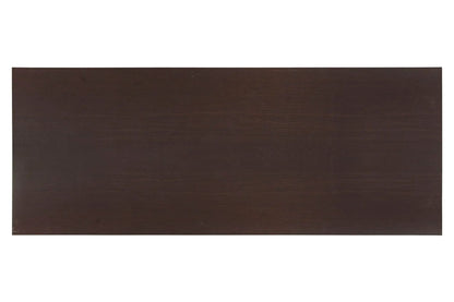 Mahogany Desk with Four Storage Shelves System