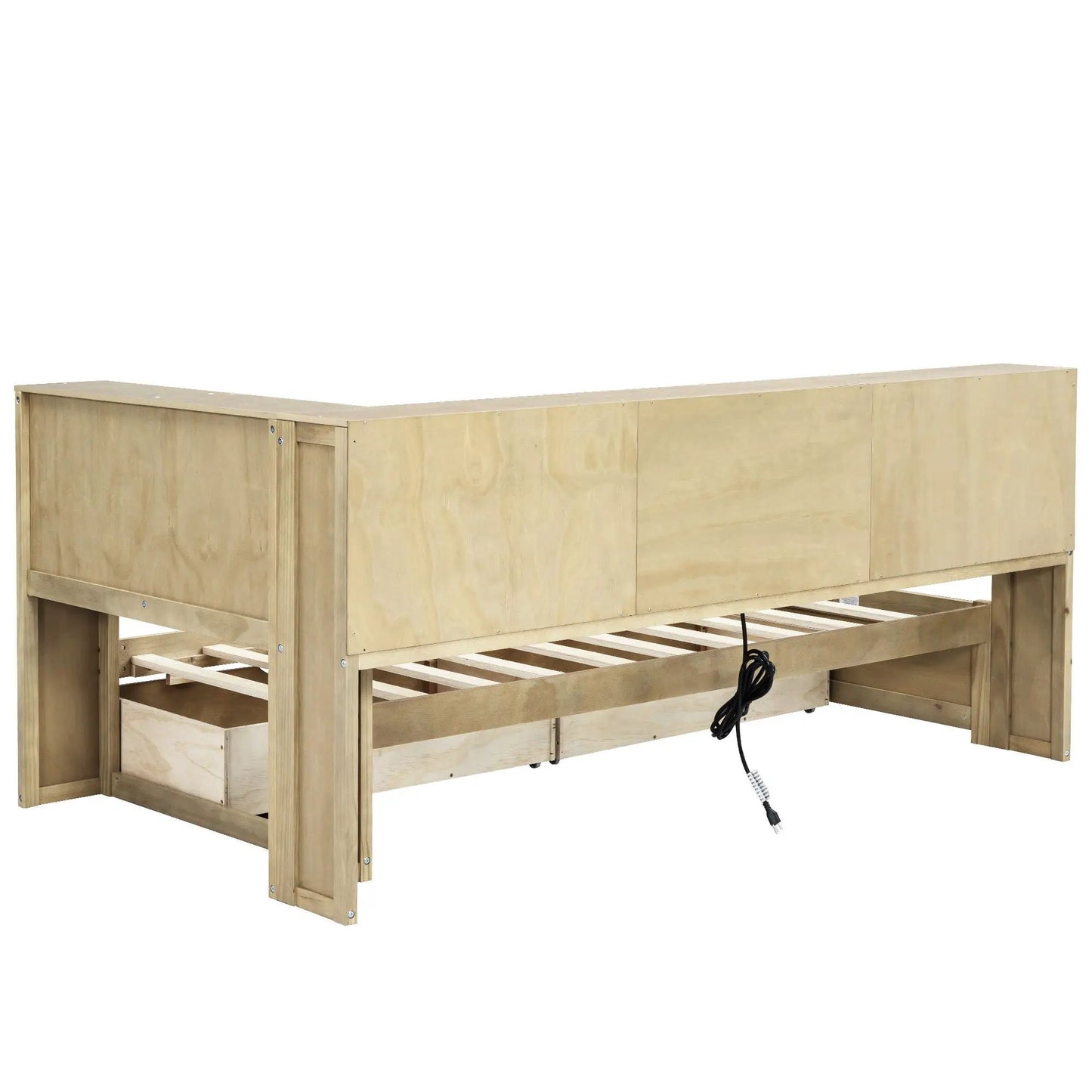 Daybed with Storage Drawers and USB Ports