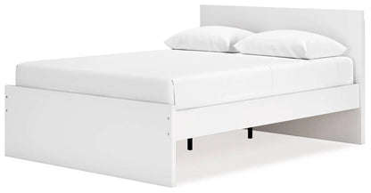 Onita Panel Platform Bed white painted wood storage bed Unique Piece Furniture on Tampa Home & Garden Store