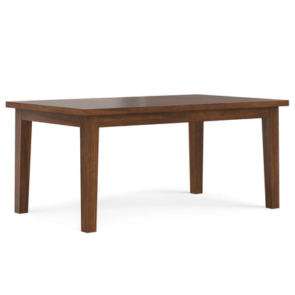 Eastwood Handcrafted Dining Table in dark walnut finish, solid wood construction on Tampa Home & Garden Store
