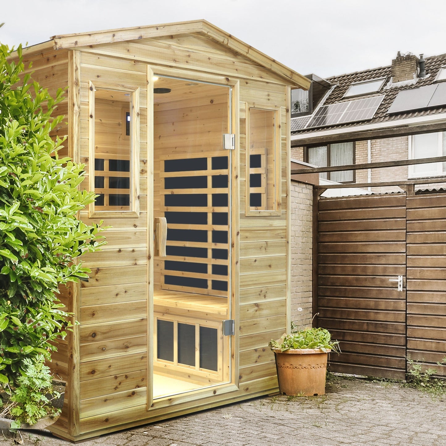 Four Person Far Infrared Old Fir Sauna Room