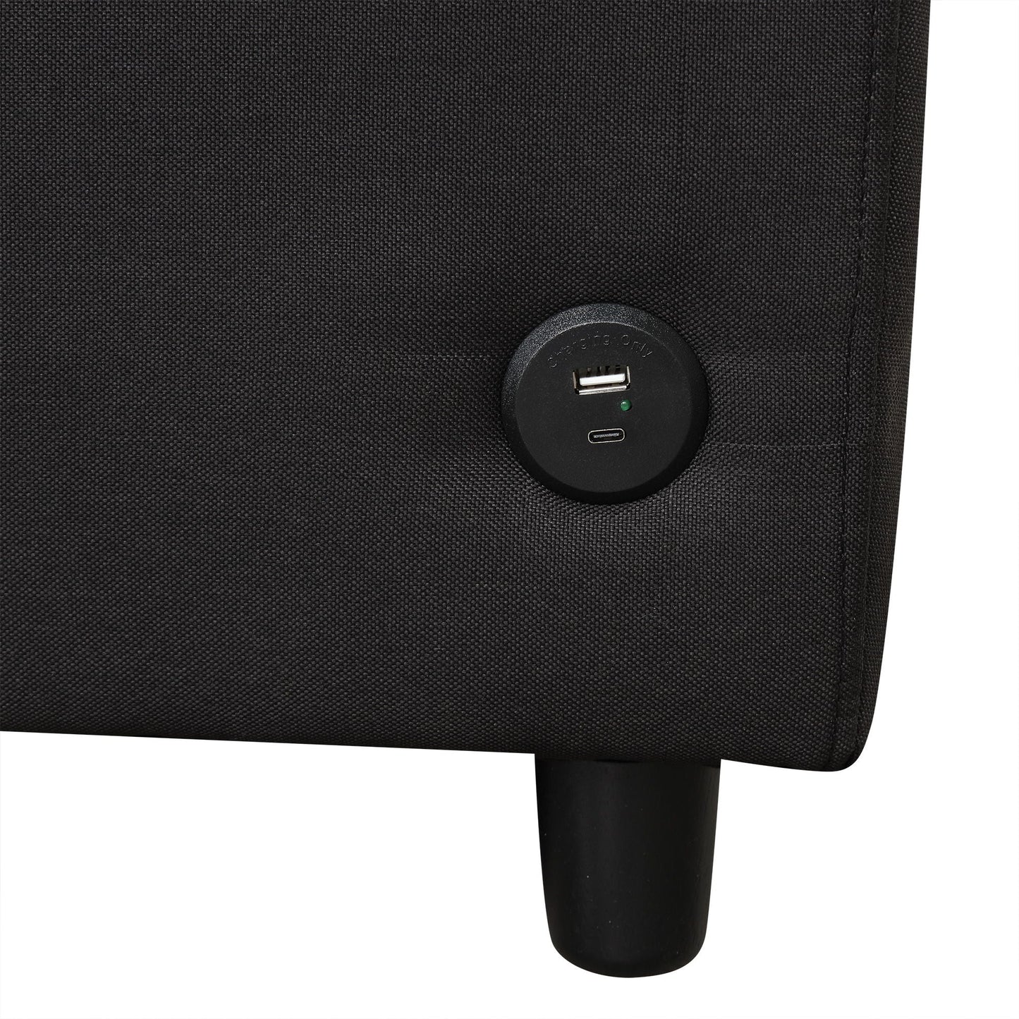 Pull Out Sofa Bed With Twin Memory Foam Mattress