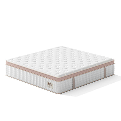 HouseOfZazla 14-in king size firm hybrid mattress with gel memory foam and pocket springs on Tampa Home & Garden Store