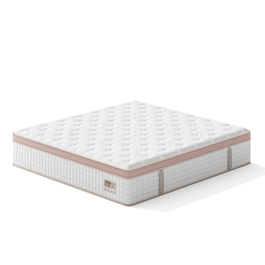 HouseOfZazla 14-in king size firm hybrid mattress with gel memory foam and pocket springs on Tampa Home & Garden Store