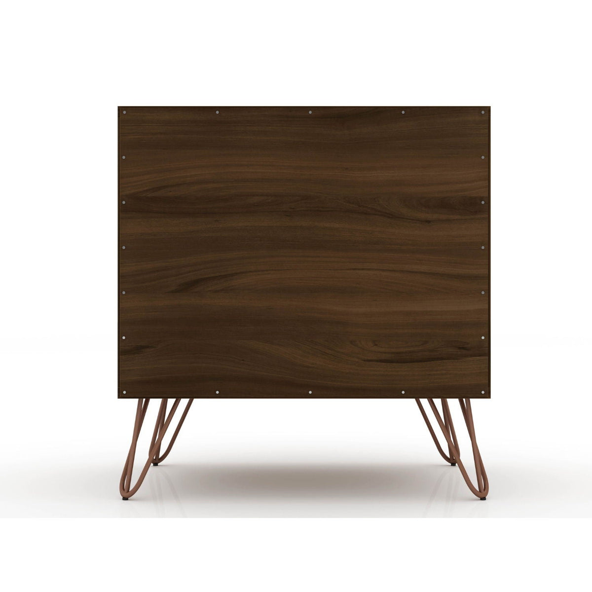 2 Drawer Nightstand dark walnut finish with durable splayed legs HouseOfZazla on Tampa Home & Garden Store