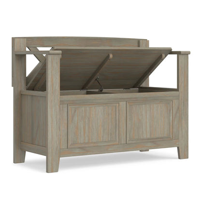 Amherst Small Transitional Entryway Storage Bench