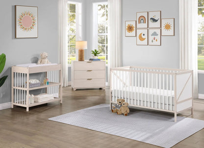 Pixie Zen 3 in 1 Crib Walnut with Z Design
