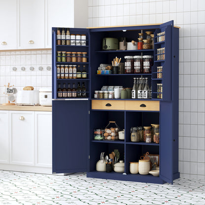 Topmax Freestanding Pantry and Kitchen Cabinet