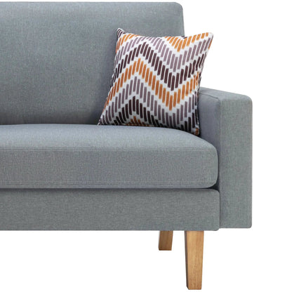 Bahamas Minimalistic Sofa With 2 Throw Pillows