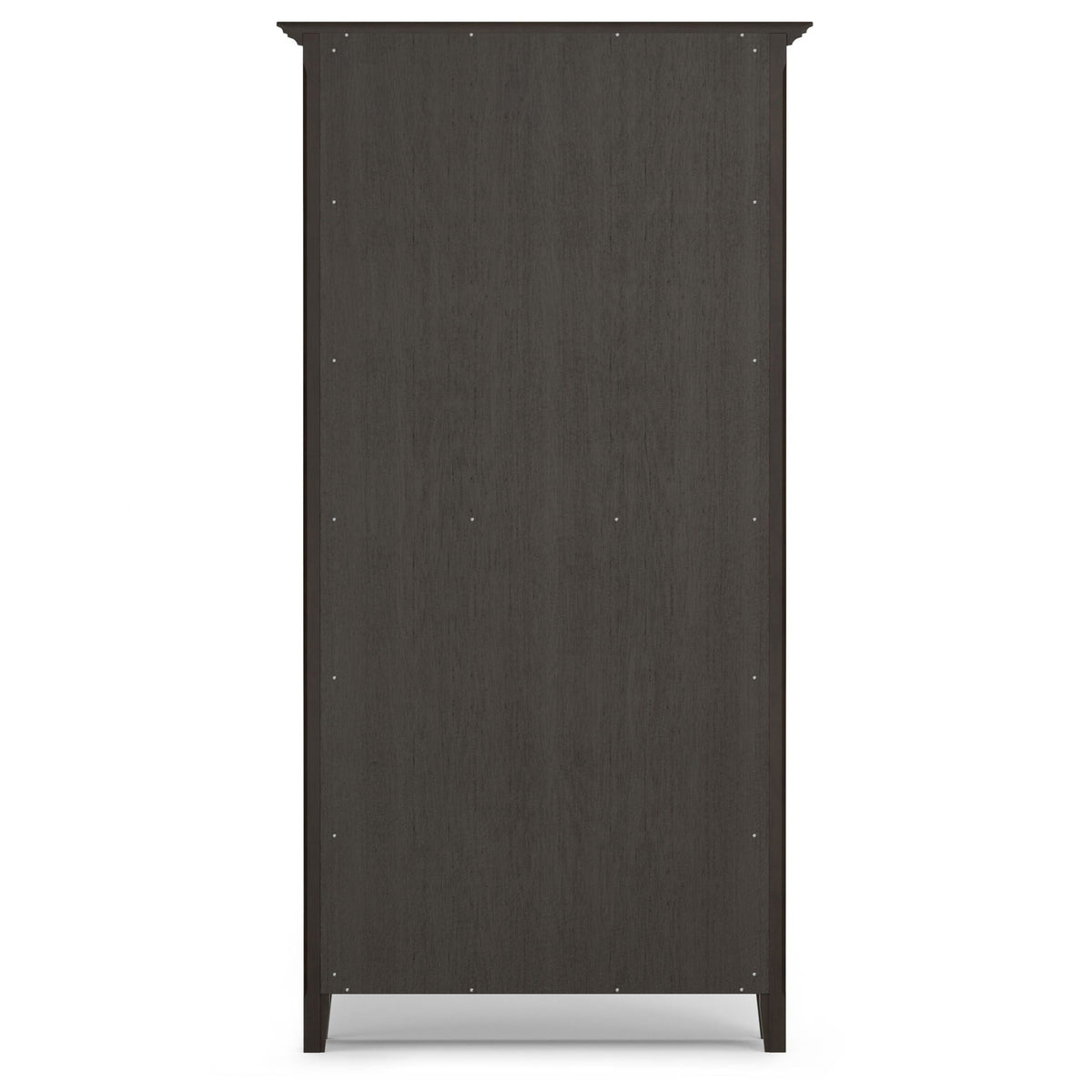 Amherst Wooden Bookcase, dark finish, adjustable shelf holes, HouseOfZazla bookcase on Tampa Home & Garden Store