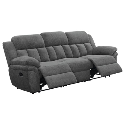 Divine Tufted Reclining Sofa with Memory Foam