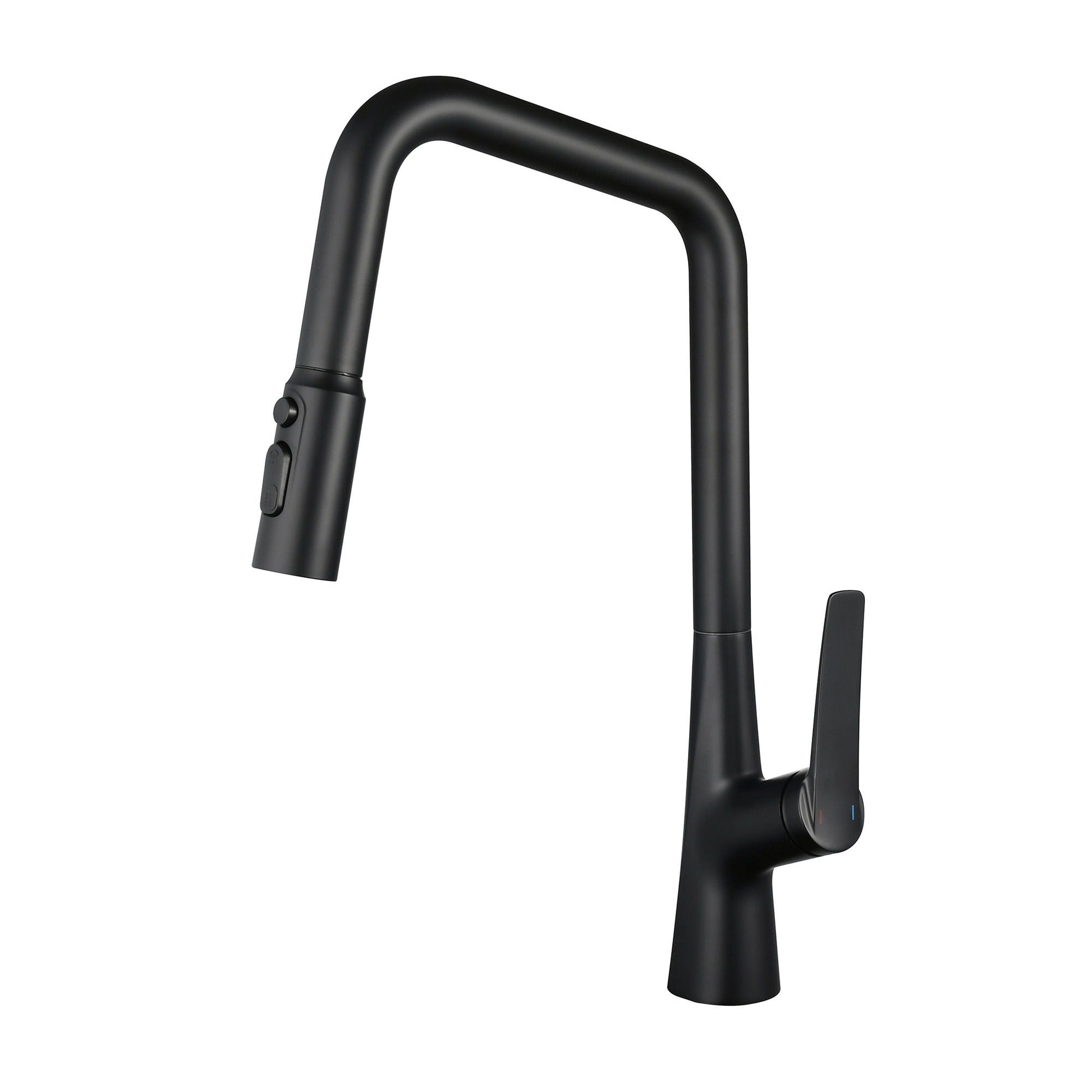 Professional kitchen faucet HouseOfZazla black with 3-function 360 sprayer and touch switching on Tampa Home & Garden Store