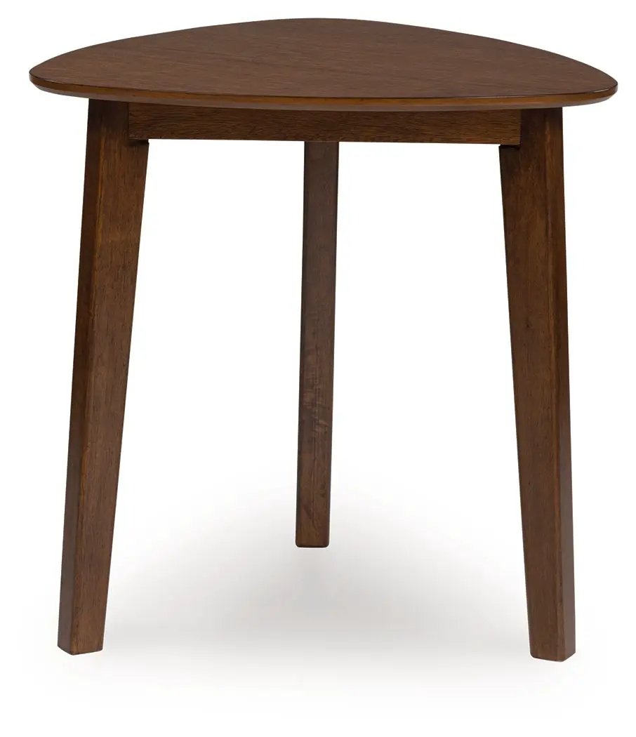 Lyncott Occasional Wood Table Set of 3 Brown