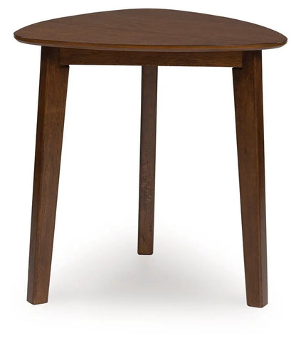 Lyncott Occasional Wood Table Set of 3 Brown