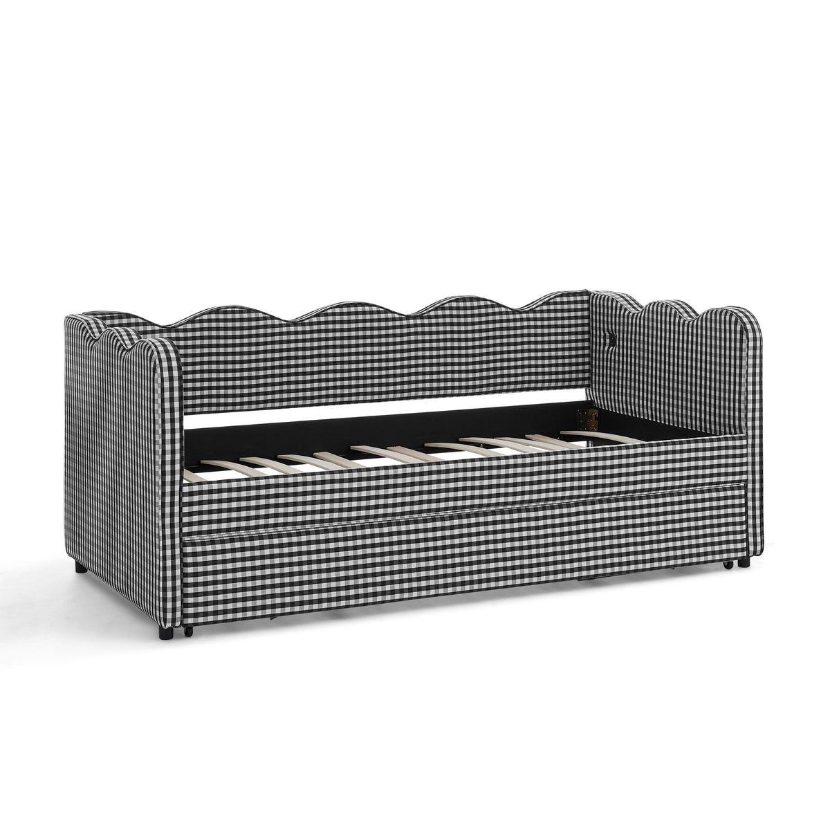 Gingham Wave Daybed And Usb Charging Port