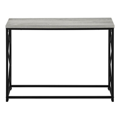 Accent Console Table wood top with black metal frame by Unique Piece Furniture on Tampa Home & Garden Store