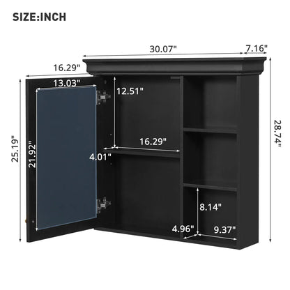 Wall Mounted Medicine Cabinet with Mirror