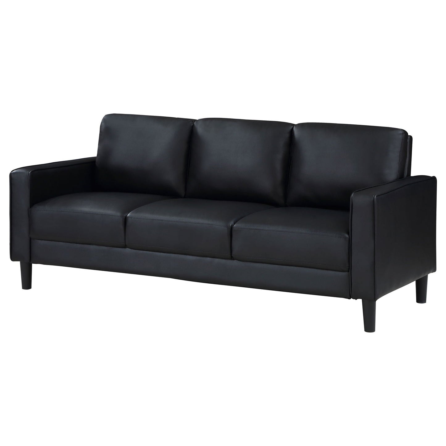 Farallone Contemporary Track Arm Plush Sofa