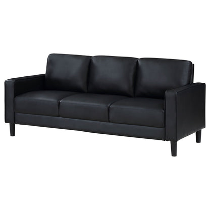 Farallone Contemporary Track Arm Plush Sofa