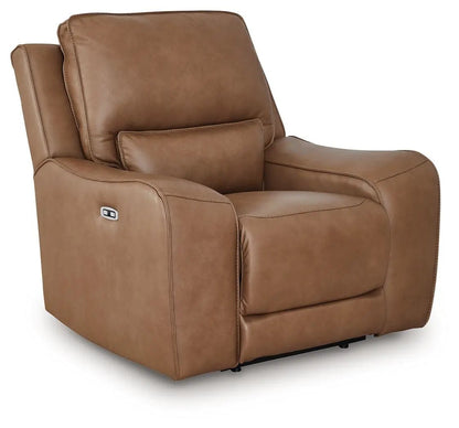 DeepWakes power recliner with adjustable headrest in brown leather by Unique Piece Furniture on Tampa Home & Garden Store