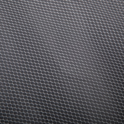 HouseOfZazla luggage fabric close-up in gray with circular dot texture pattern on Tampa Home & Garden Store
