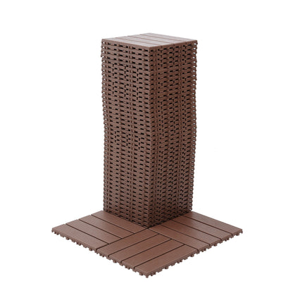 Interlocking Wood Deck Tiles And Outdoor Patio