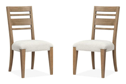 Plum Creek Upholstered Side Chair With Wood Back