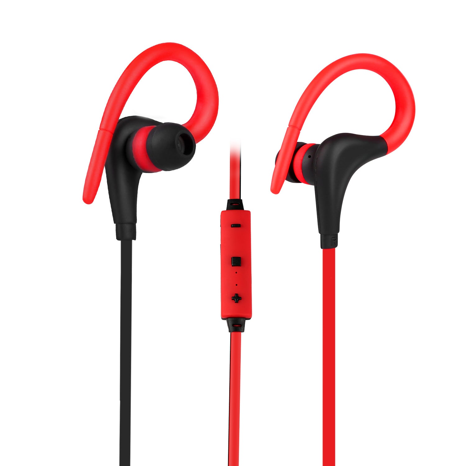 GemGear Wireless V4.1 in-ear headphones with red ear hooks and black earbuds mic on Tampa Home & Garden Store