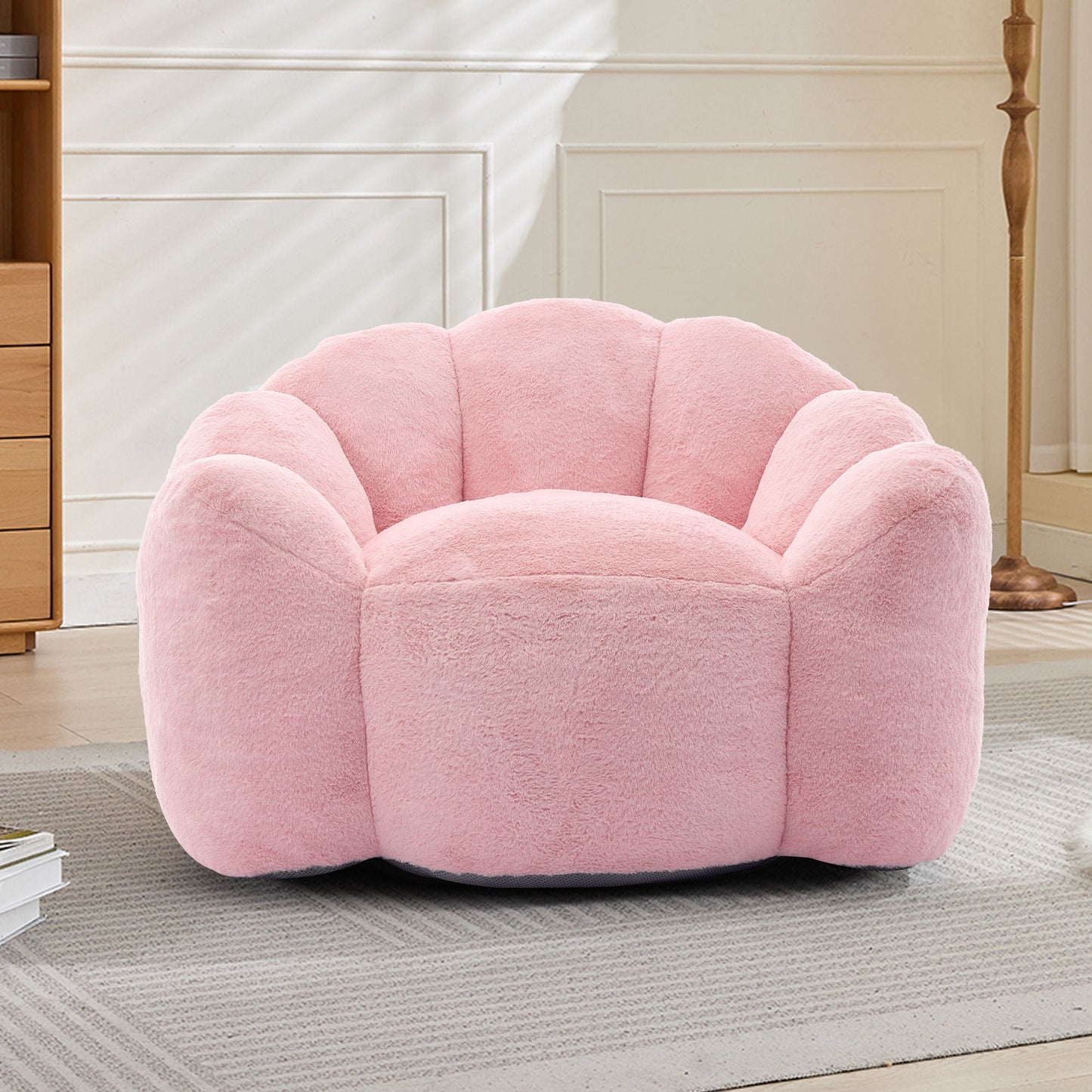 Elegant Lotus Style Pull Down Sofa with Legs