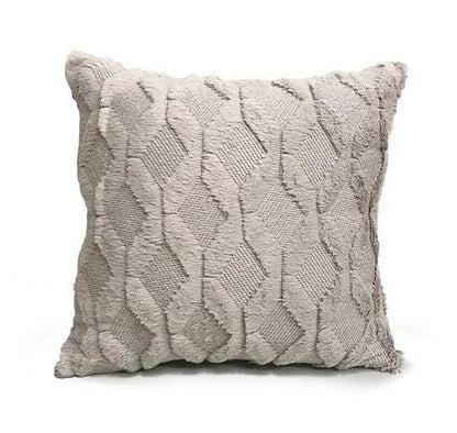 Plush Solid Color Sofa Pillowcase for Living Room