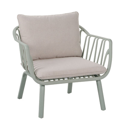 Huron Outdoor Resin Club Chair Set of Two