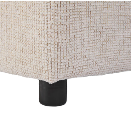 Beige textured fabric sectional sofa with a black leg from HouseOfZazla 2-piece set on Tampa Home & Garden Store
